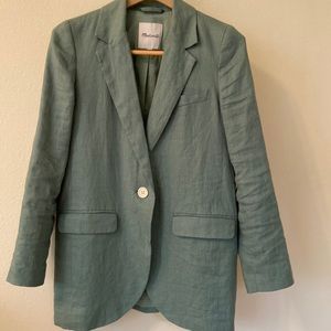 Madewell . Absolutely Beautiful fashionable linen jacket. Size xs oversized.